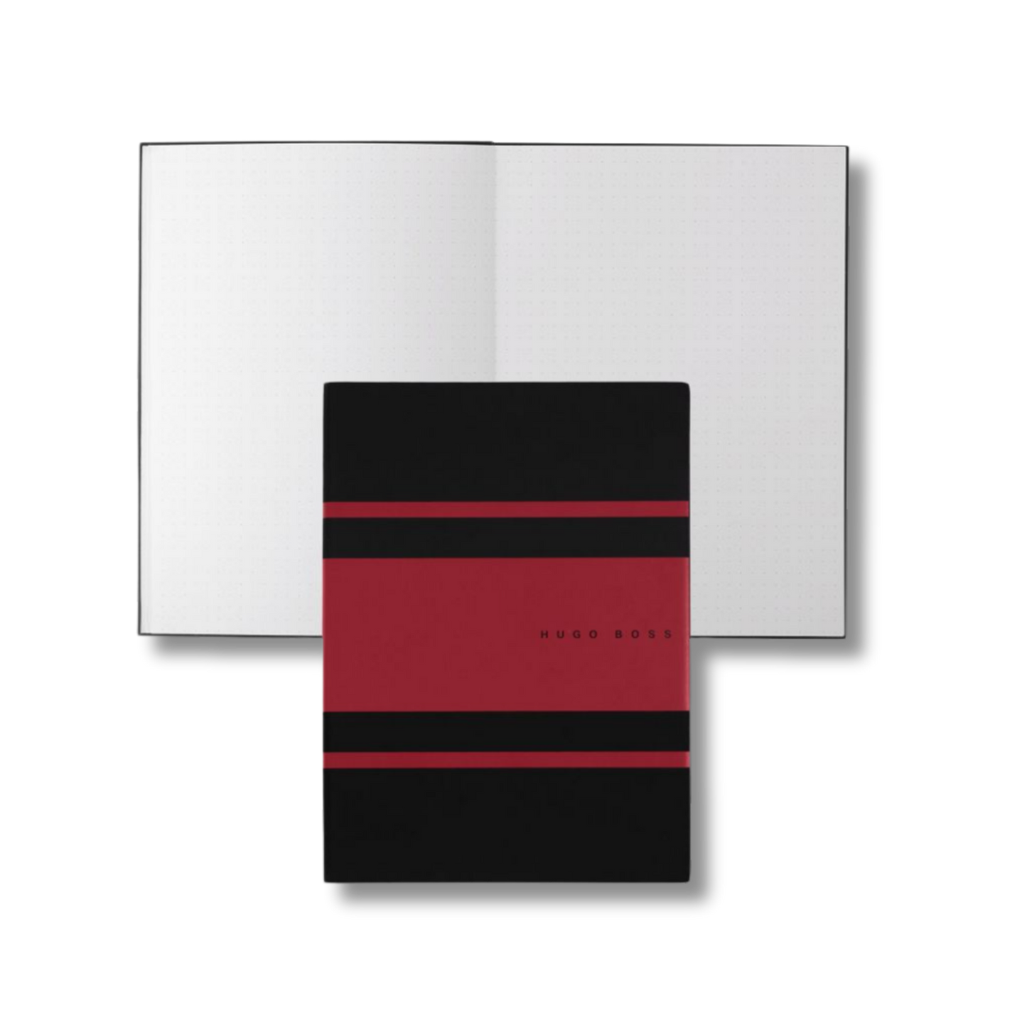 Stripe Journal Red Black