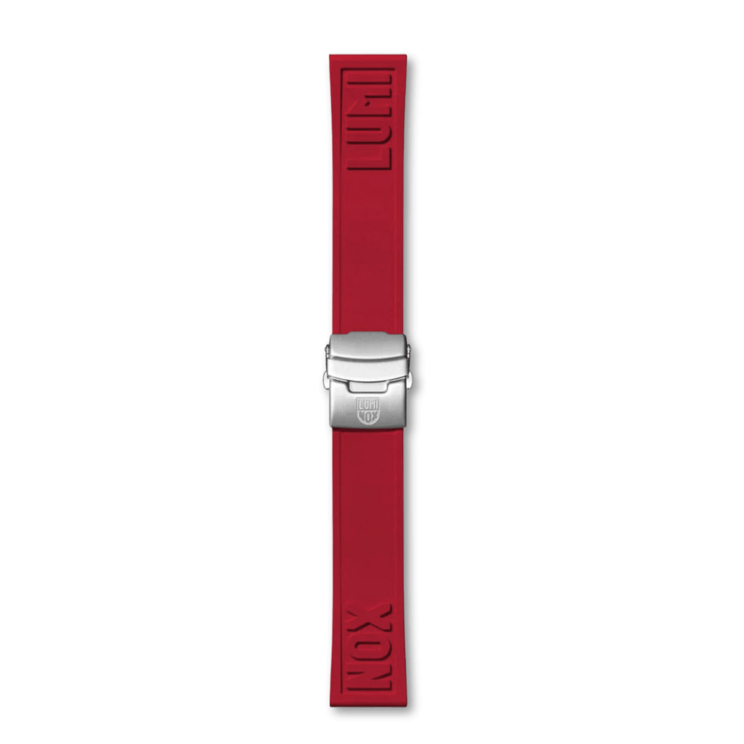 Cut-to-Fit Rubber Strap 24 mm, Red