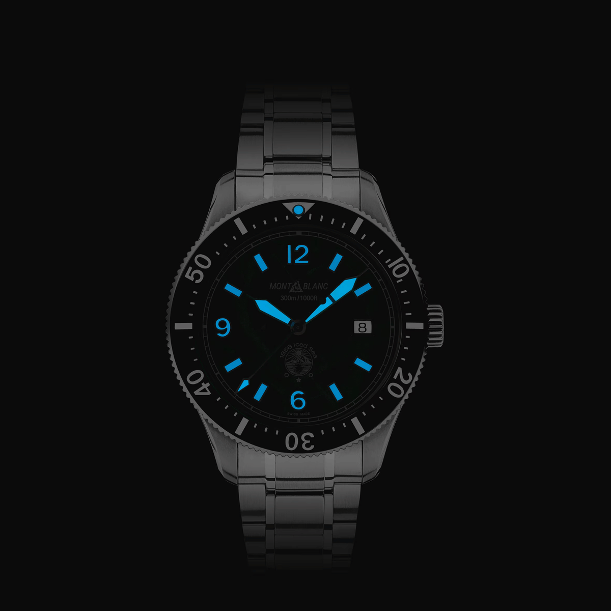Montblanc Iced Sea Auto Date Green glacier