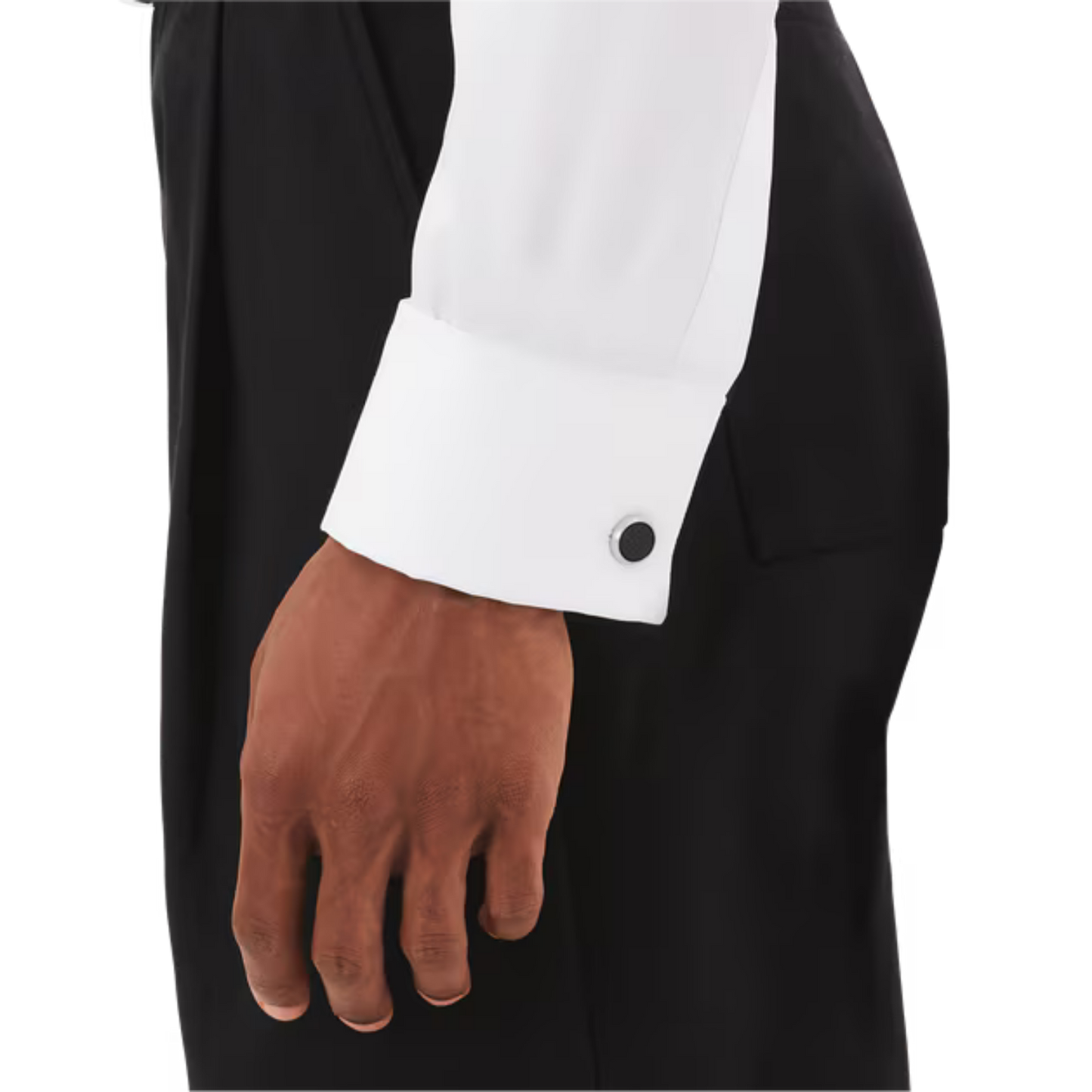 Star Cufflinks with Steel Inlay