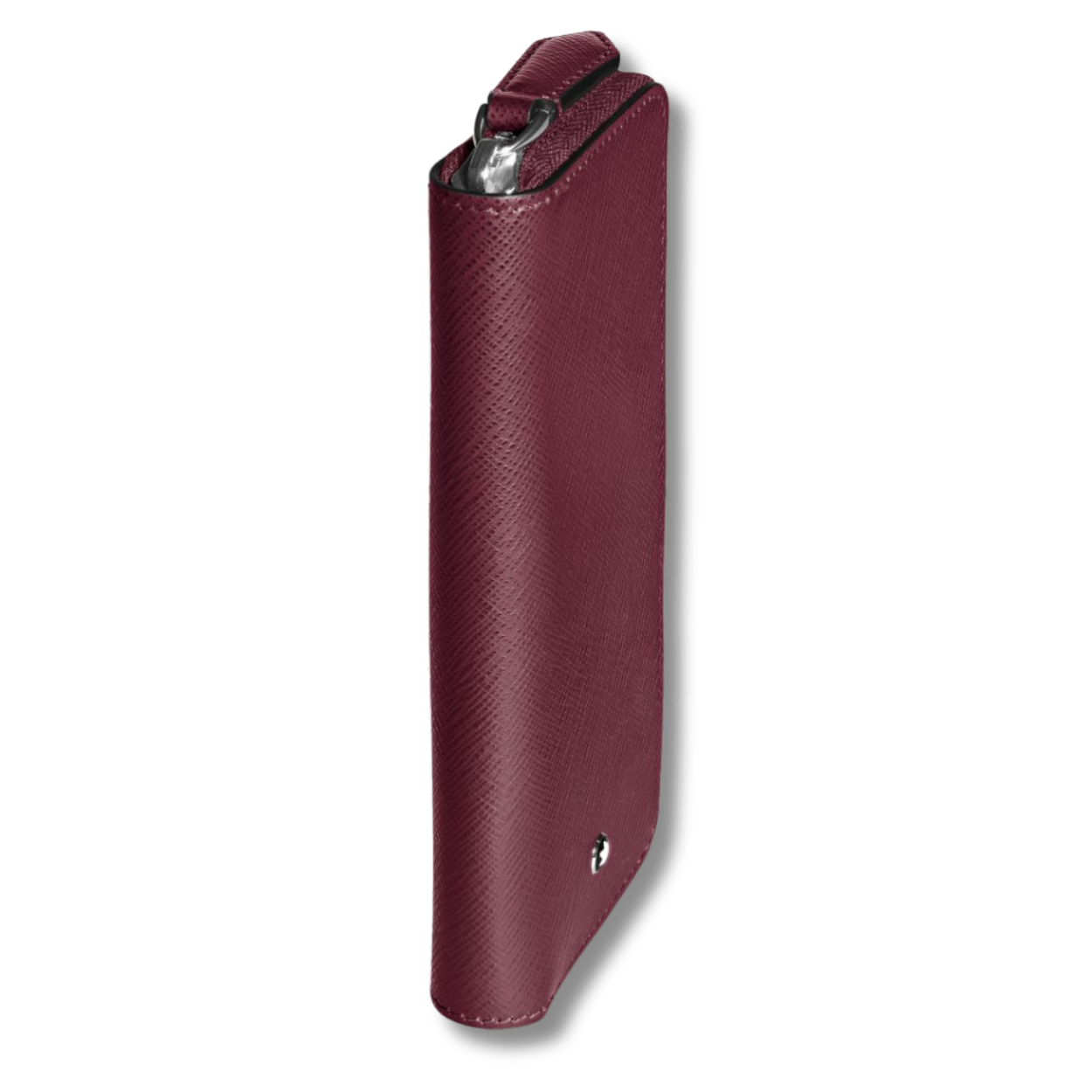 2-Pen Pouch with zip in Sartorial Leather