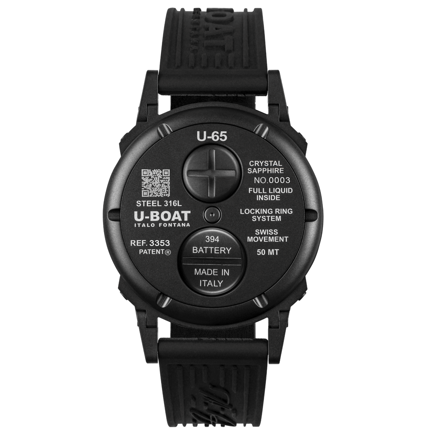 U-65 44MM PVD Light Blue