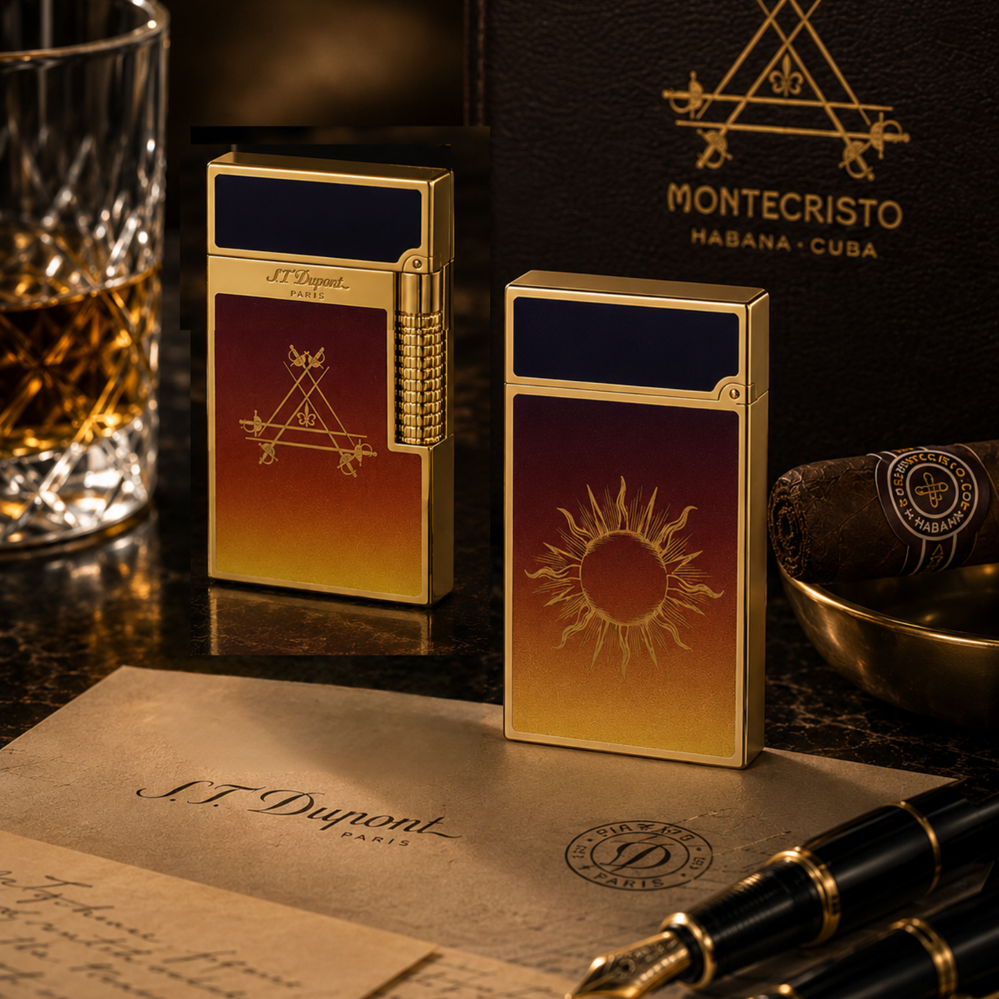Le-Grand-Dupont X Montecristo Lacquered Violet