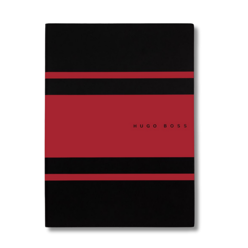Stripe Journal Red Black
