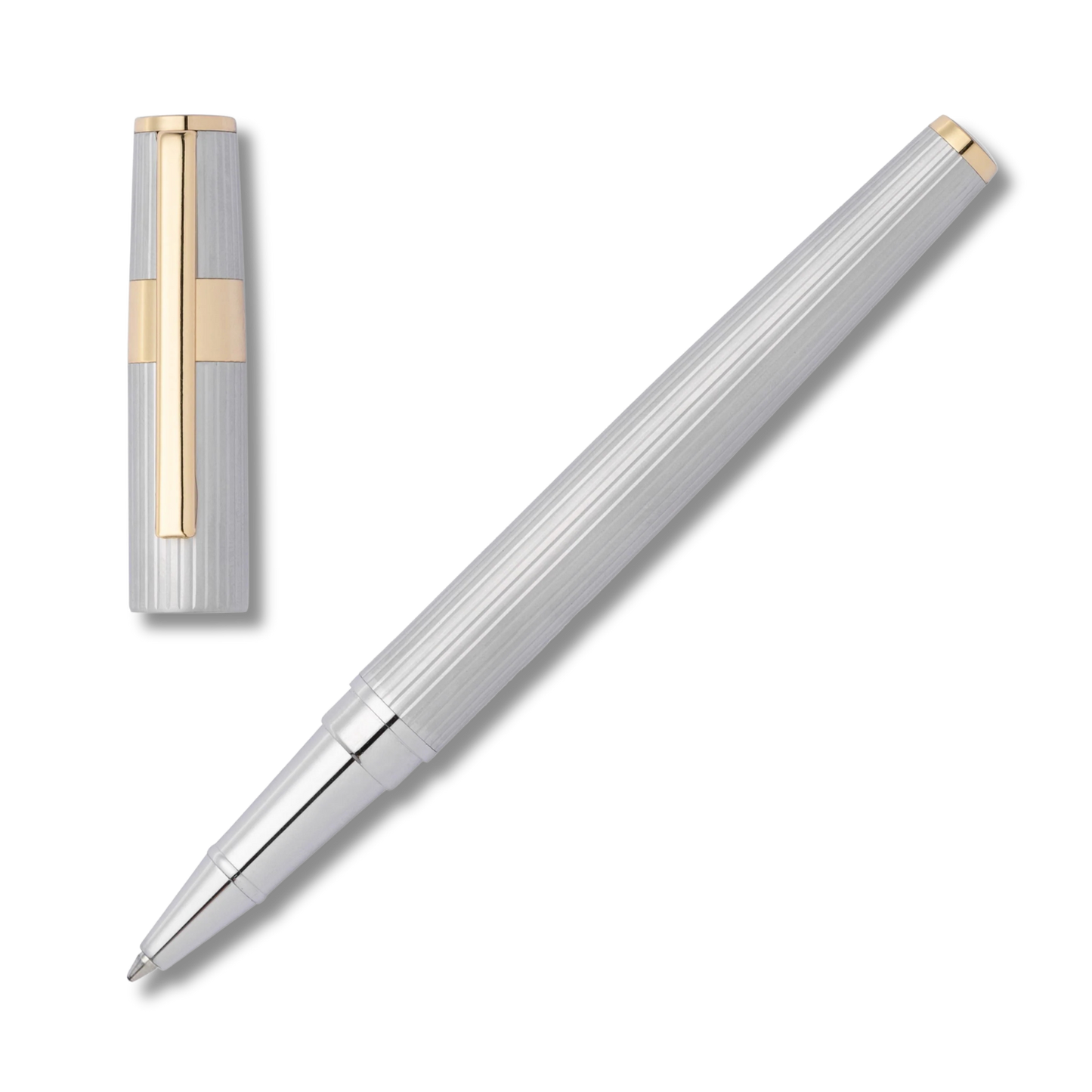 BOSS Rollerball Pen Gear Silver / Gold