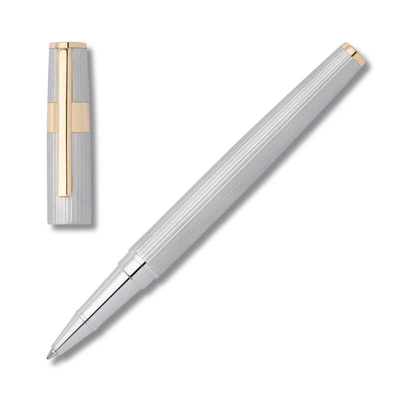 BOSS Rollerball Pen Gear Silver / Gold