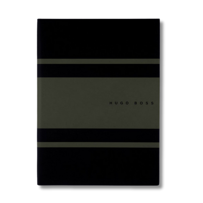 Stripe Journal Olive Black