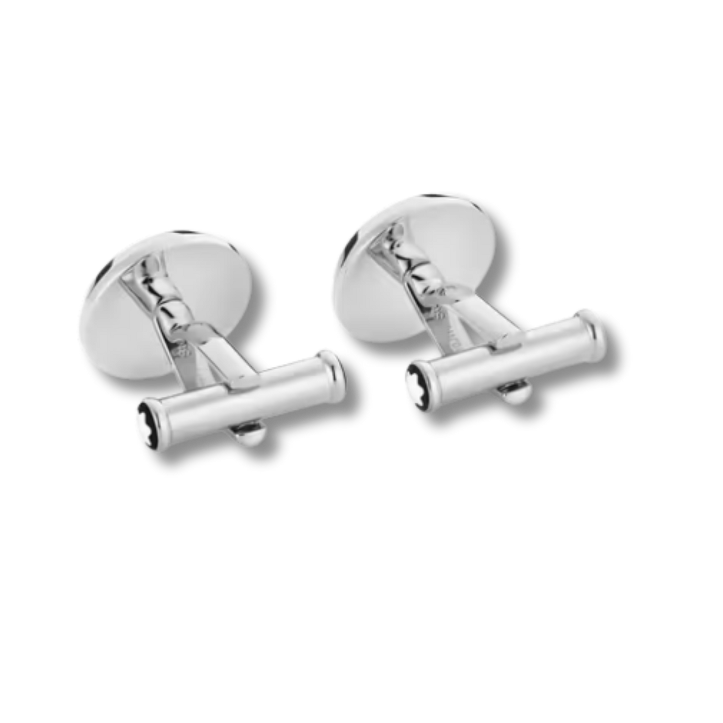 Star Cufflinks with Steel Inlay