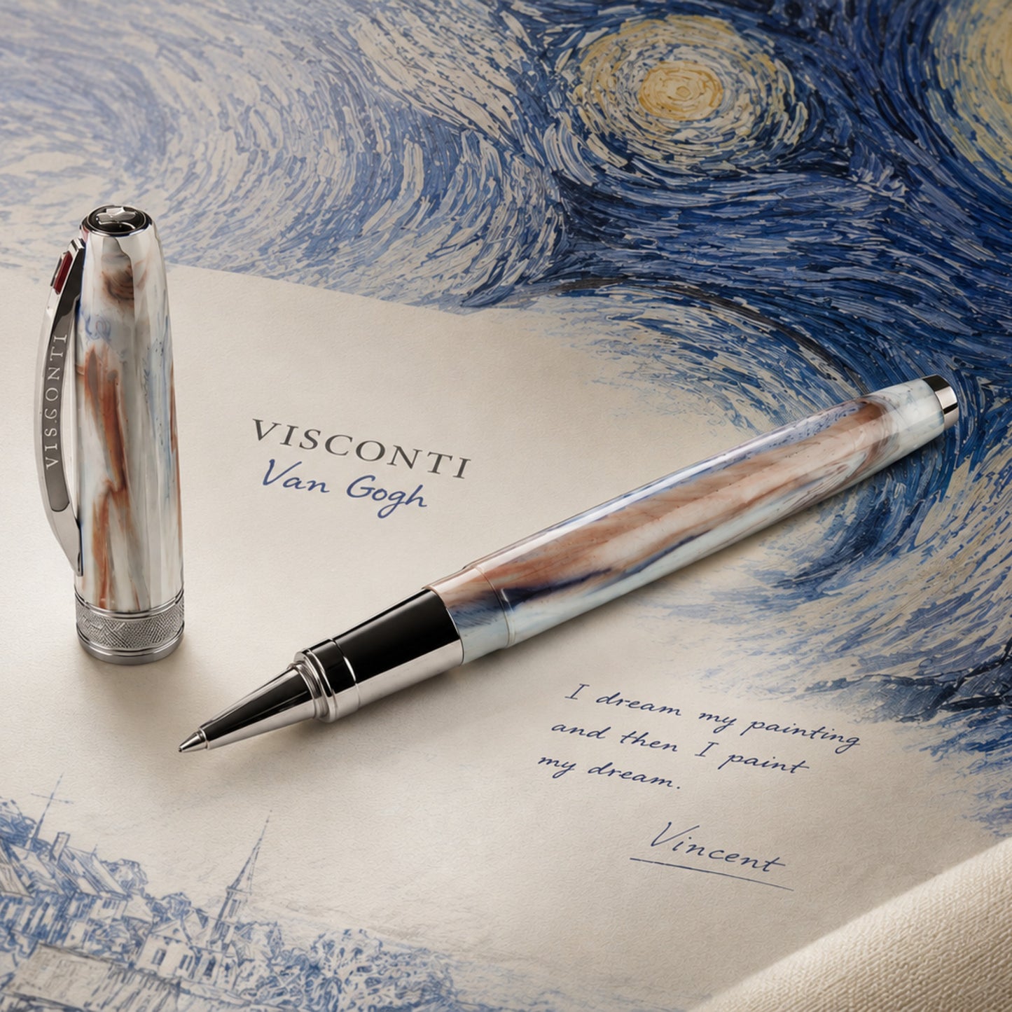 Van Gogh Old vineyard with peasant woman Rollerball