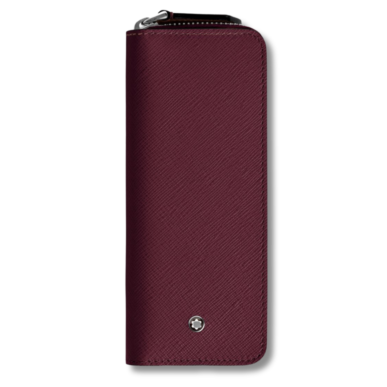 2-Pen Pouch with zip in Sartorial Leather
