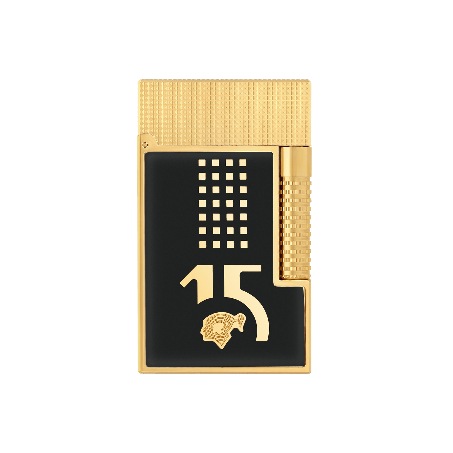 Ligne 2 Behike Lacquered Black Gold Lighter