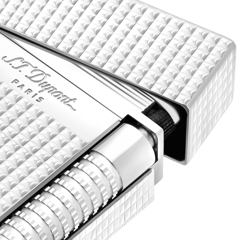 Le Grand Dupont Diamond head Lighter silver