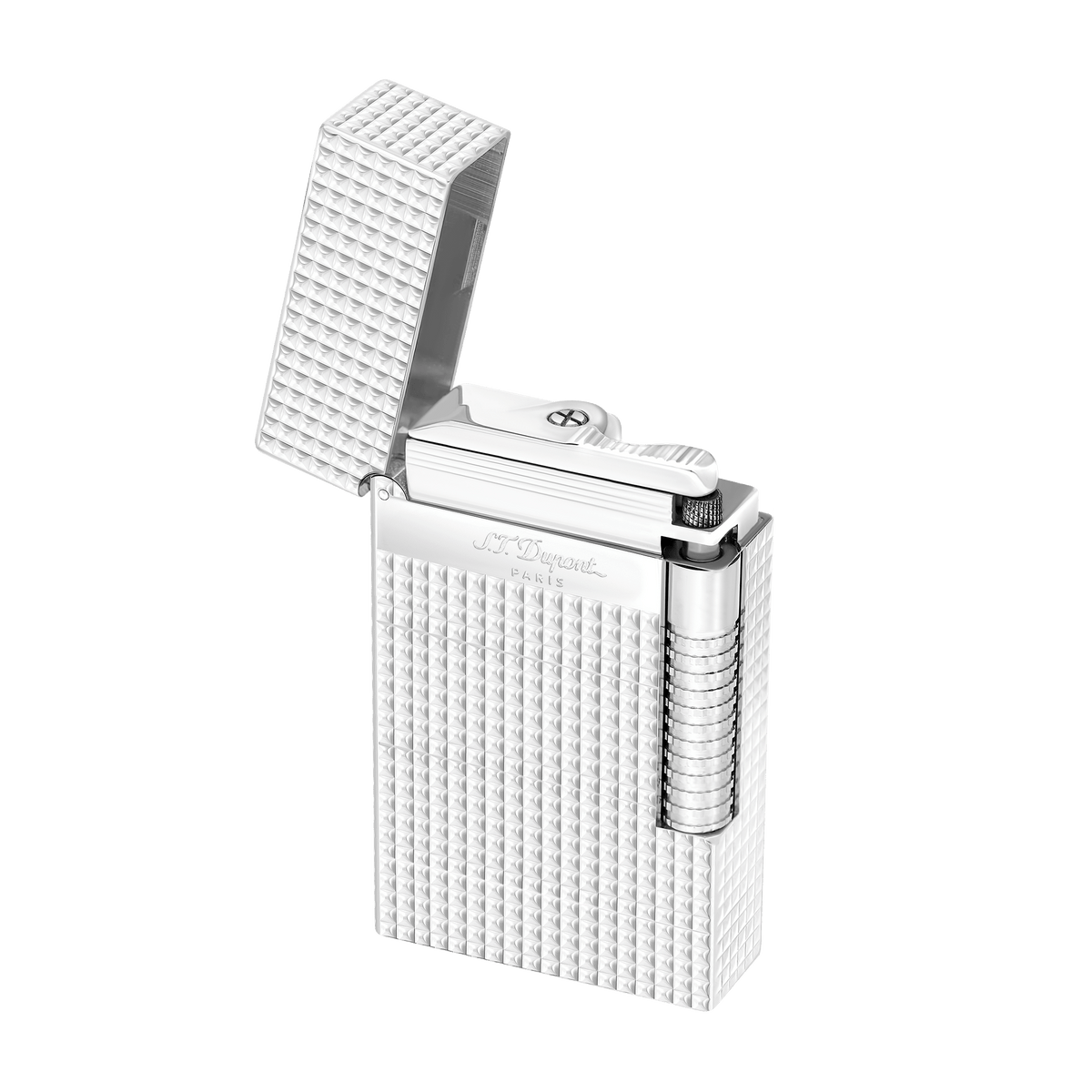Le Grand Dupont Diamond head Lighter silver
