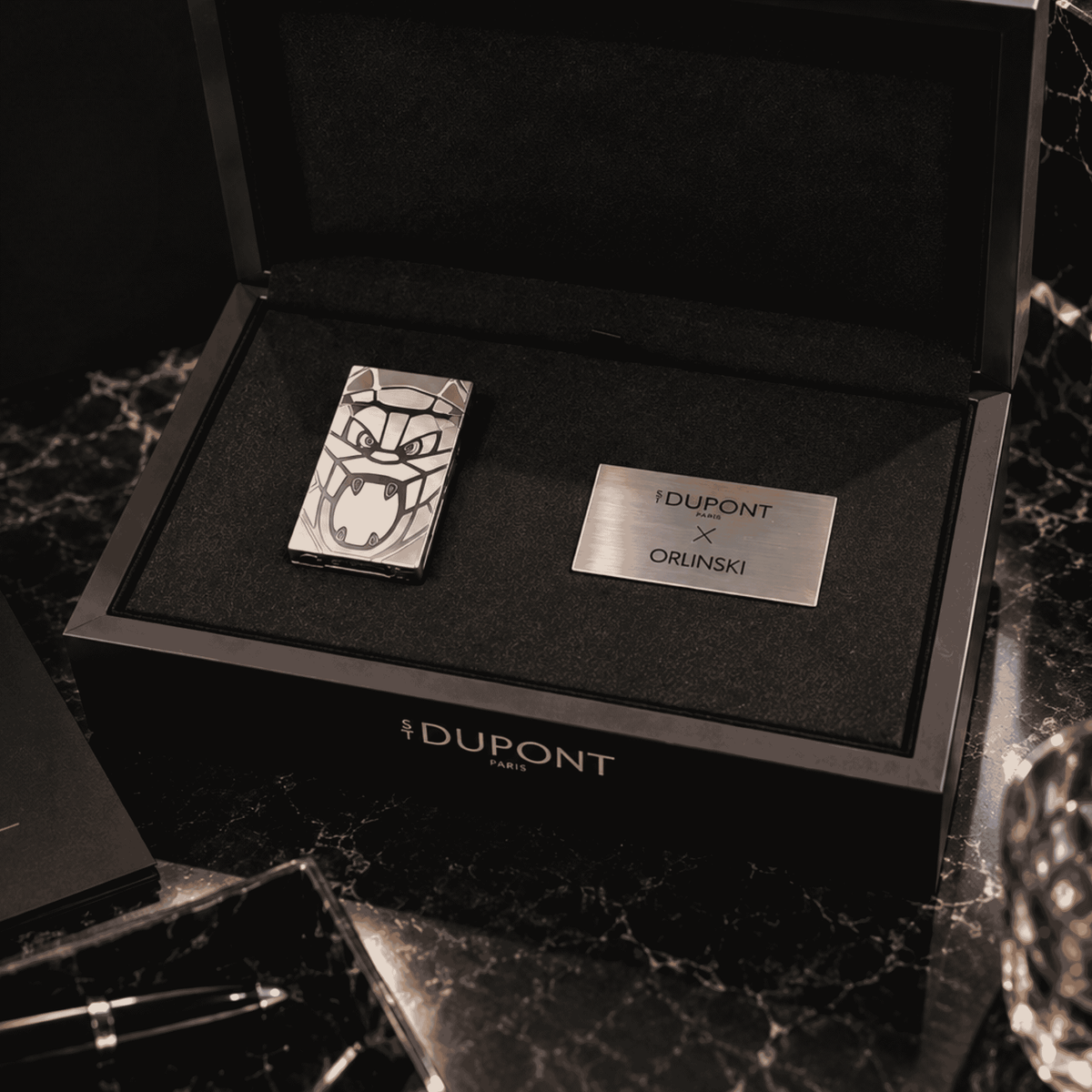 DUPONT X ORLINSKI Ligne 2 brushed lighter Gold