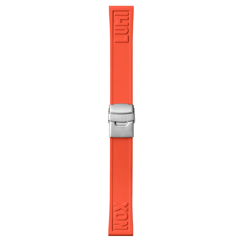 Cut-to-Fit Rubber Strap 24 mm, Orange
