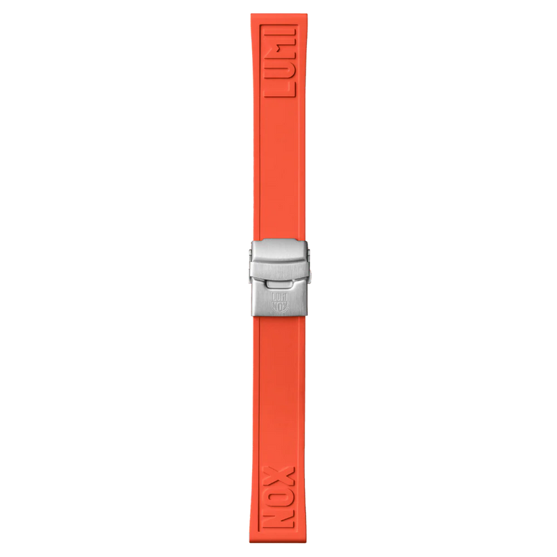 רצועת גומי כתומה 24 מ"מ לשעון לומינוקס – Luminox Cut-to-Fit Rubber Strap 24mm Orange | Signature Studio