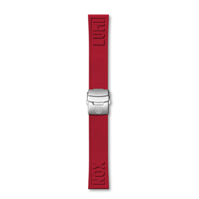רצועת גומי אדומה 24 מ"מ לשעון לומינוקס – Luminox Cut-to-Fit Rubber Strap 24mm Red | Signature Studio