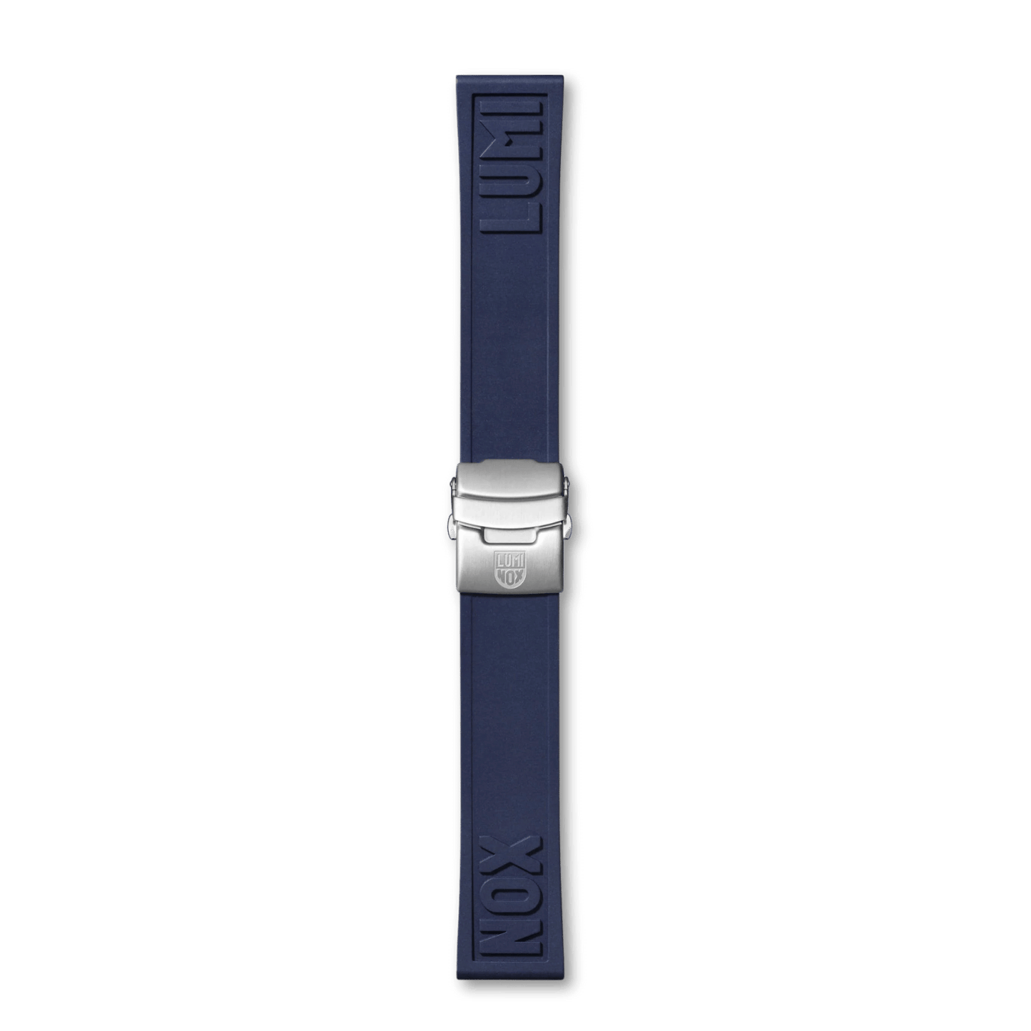 Cut-to-Fit Rubber Strap 24 mm, Navy Blue