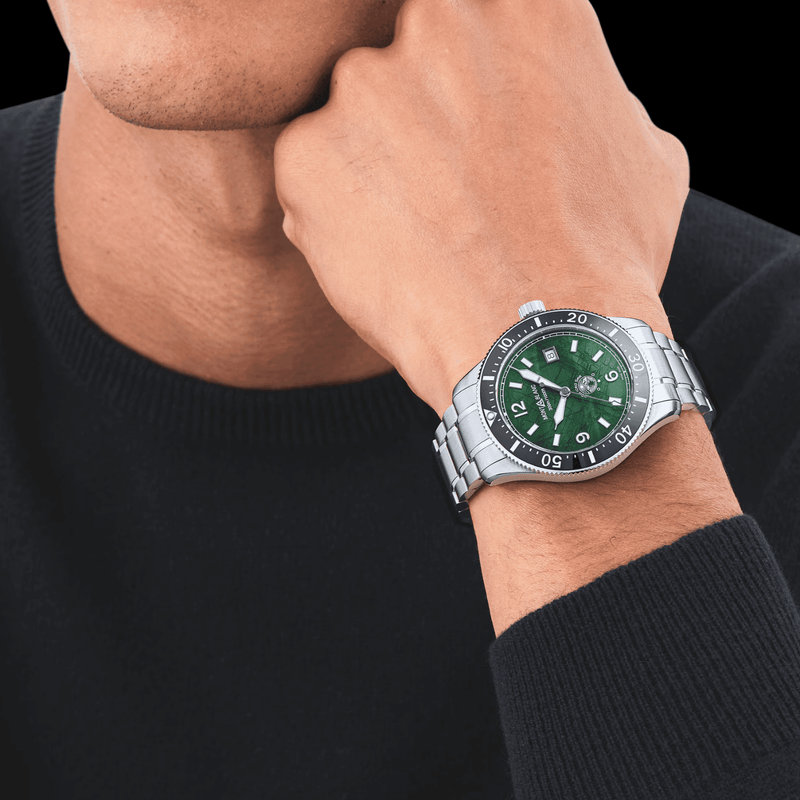 Montblanc Iced Sea Auto Date Green glacier