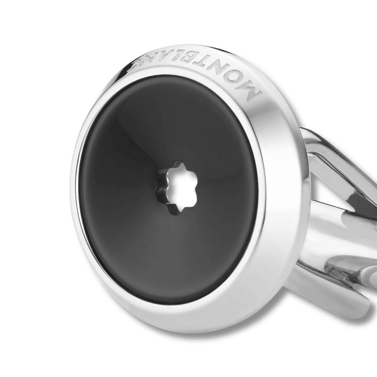 MONTBLANC Star Cufflinks with Steel Inlay