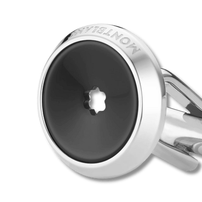 MONTBLANC Star Cufflinks with Steel Inlay