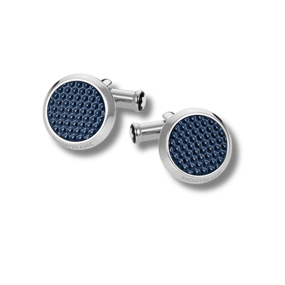 Montblanc Meisterstück cufflinks hexagon patterned lacquer