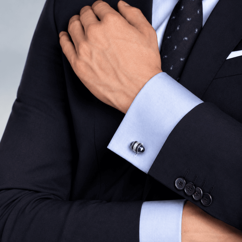 Montblanc StarWalker Cufflinks Steel and Lacquer