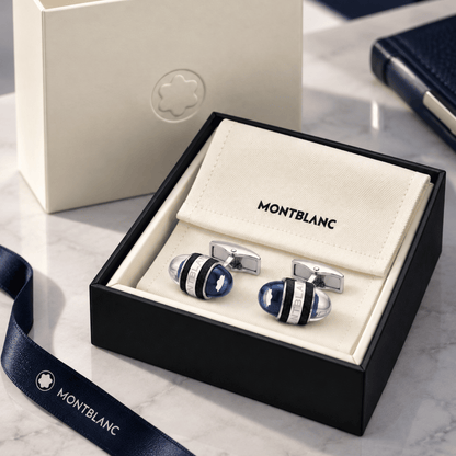 Montblanc StarWalker Cufflinks Steel and Lacquer