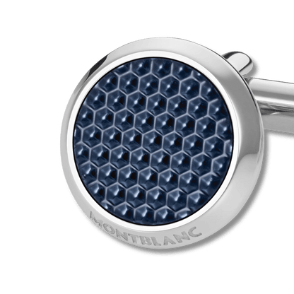 Montblanc Meisterstück cufflinks hexagon patterned lacquer