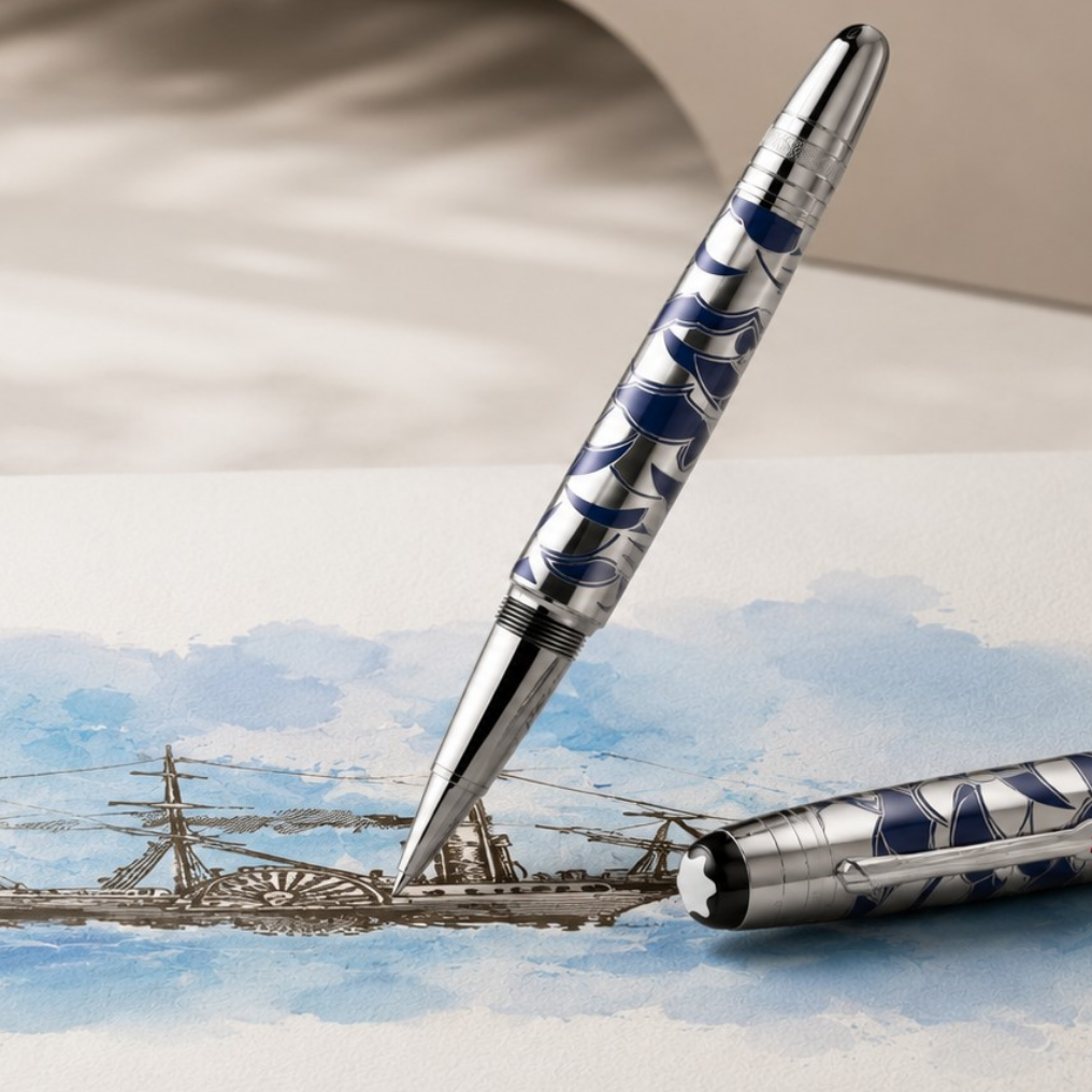Meisterstück Around the World in 80 Days Solitaire LeGrand Rollerball