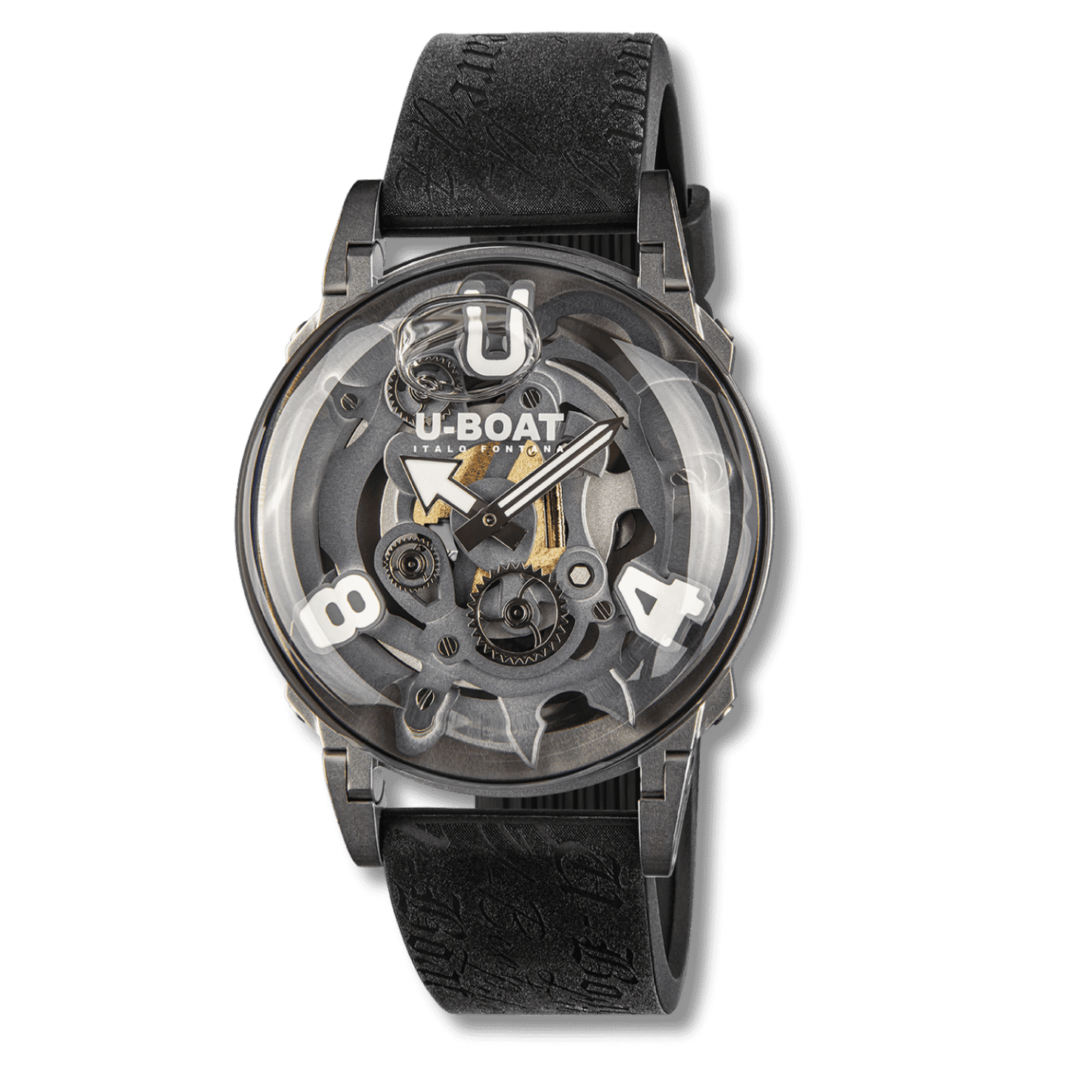 U-65 44mm Stainless Steel White