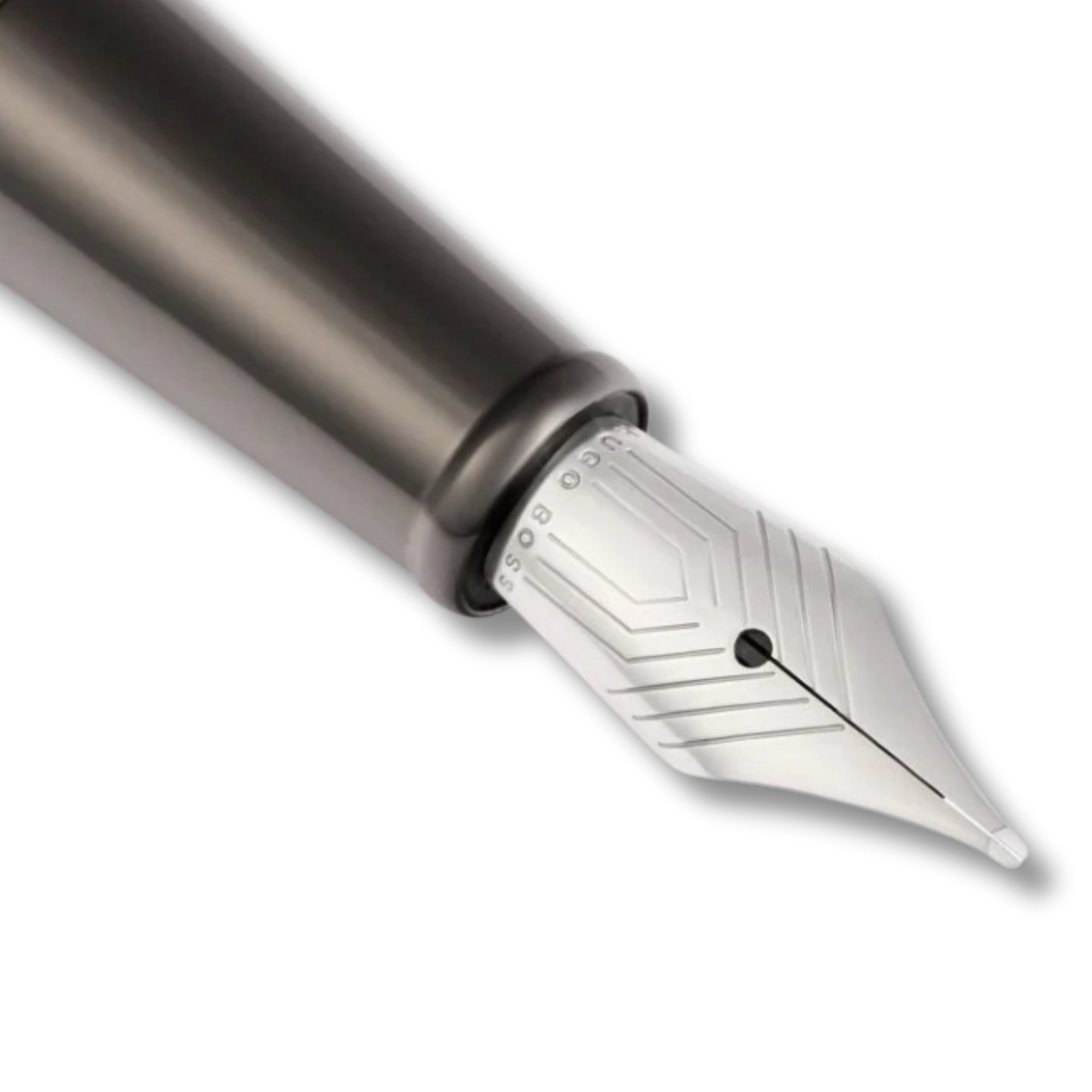 BOSS Pace Black & Gun Fountain Pen