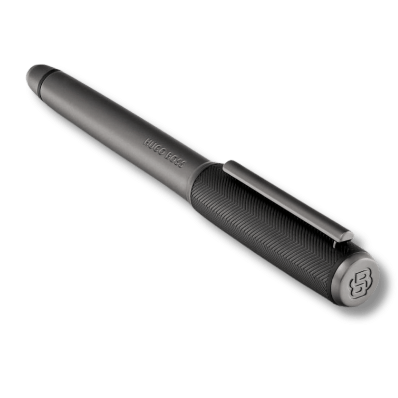 BOSS Pace Black & Gun Fountain Pen
