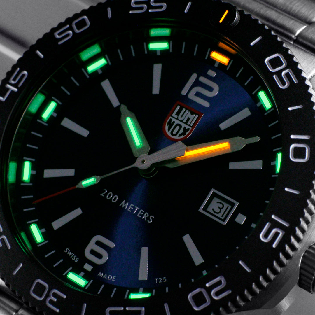 שעון לומינוקס Pacific Diver כחול מתחת למים – Luminox Pacific Diver Steel Blue | Signature Studio