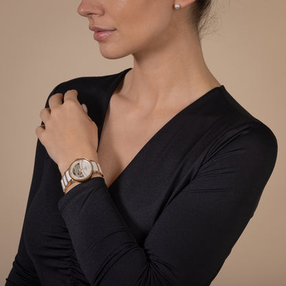 RADO Centrix Automatic Diamonds Open Heart white rose
