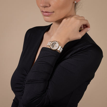 RADO Centrix Automatic Diamonds Open Heart white rose