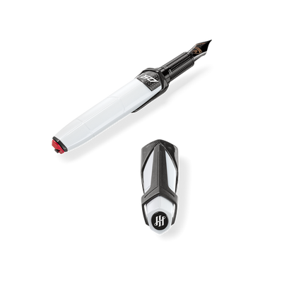 AUTOMOBILI LAMBORGHINI 60° Fountain Pen, Bianco Siderale