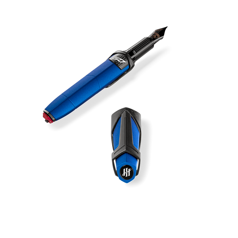 AUTOMOBILI LAMBORGHINI 60° Fountain Pen, Blu Aegeus