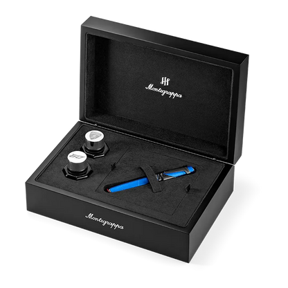 AUTOMOBILI LAMBORGHINI 60° Fountain Pen, Blu Aegeus