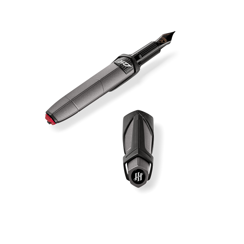 AUTOMOBILI LAMBORGHINI 60° Fountain Pen, Grigio Titans