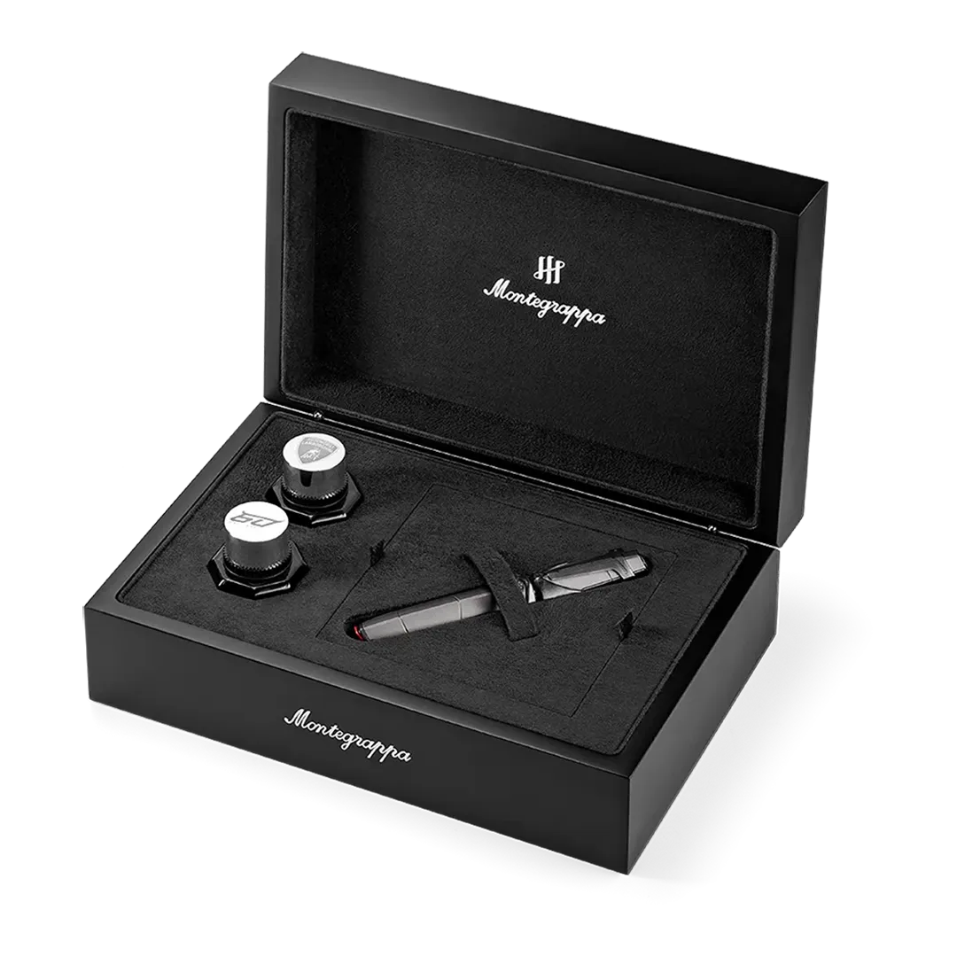 AUTOMOBILI LAMBORGHINI 60° Fountain Pen, Grigio Titans