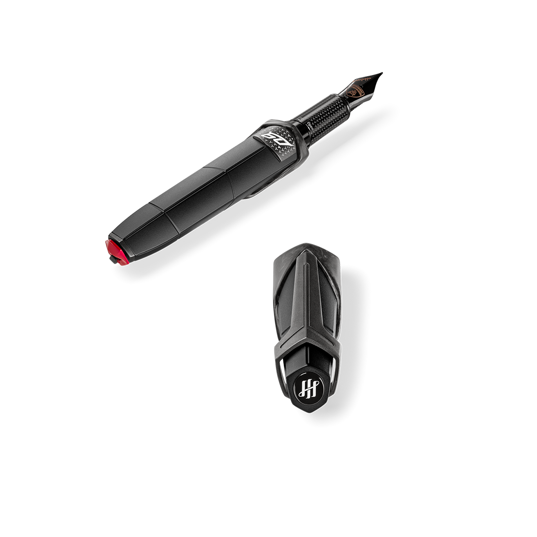 AUTOMOBILI LAMBORGHINI 60° Fountain Pen, Nero Noctis