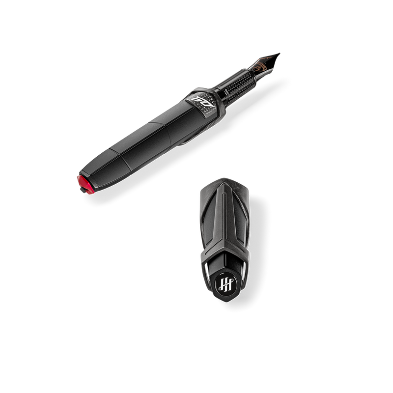 AUTOMOBILI LAMBORGHINI 60° Fountain Pen, Nero Noctis