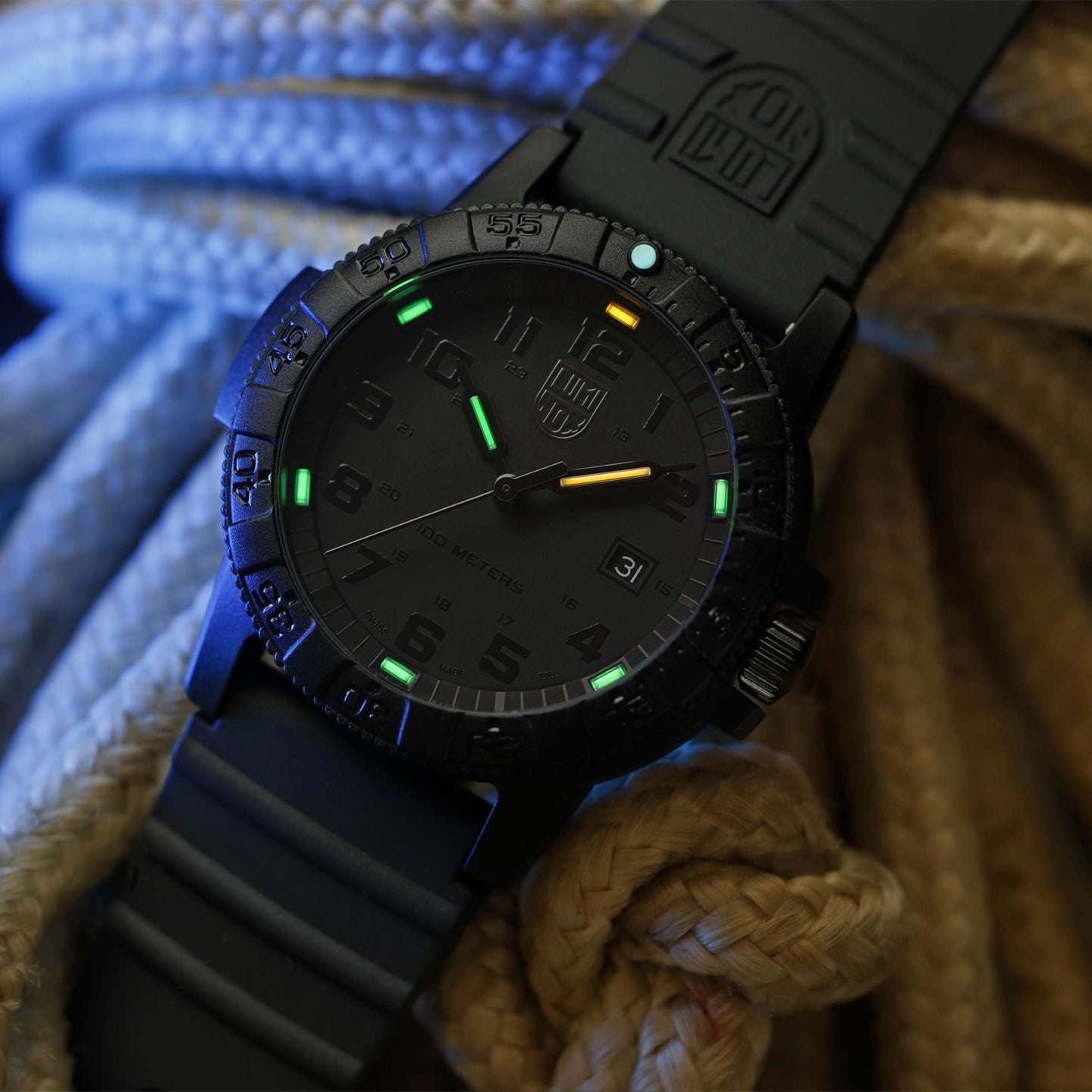 מבט על גב שעון לומינוקס Leatherback Sea Turtle BlackOut – Luminox Leatherback Sea Turtle BlackOut | Signature Studio