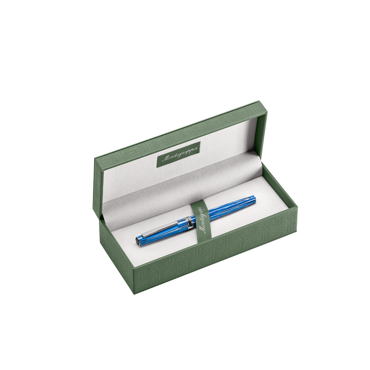 Montegrappa FP M Armonia Adriatic Blue Sea Steel